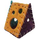 Nibbles Loofah Cheese House Small Animal Toy