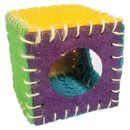 Nibbles Loofah Cube Small Animal Toy