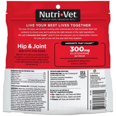 NUTRI-VET-HIPJOINT-BISCUITS-DOGS-500MG-6LBS-PEANUTBUTTER