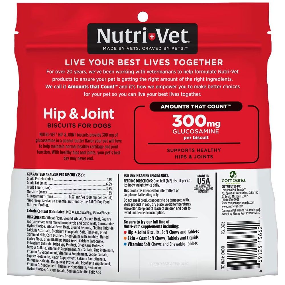 NUTRI-VET-HIPJOINT-BISCUITS-DOGS-500MG-6LBS-PEANUTBUTTER