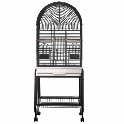 OPENING-DOME-TOP-BIRD-CAGE-BLACK