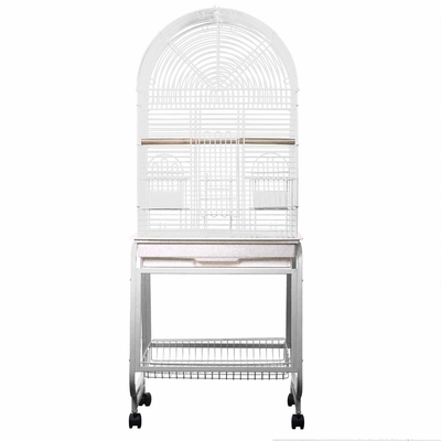 OPENING-DOME-TOP-BIRD-CAGE-WHITE