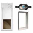 Opening Power Pet Door for Wall Installations Large