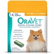 OraVet Dental Hygiene Chews - XSmall up to 10lbs (14 Count)