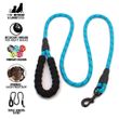 Otis & Claude Reflective Rope Leash - Blue
