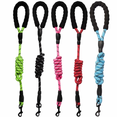 REFLECTIVE-ROPE-LEASH-RED
