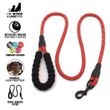 Otis & Claude Reflective Rope Leash - Red
