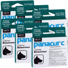 Panacur C Canine Dewormer – Fenbendazole Powder For Dogs, Roundworms Hookworms Tapeworms, 446600C