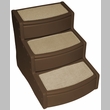 Pet Gear Easy Steps lll - Extra Wide - Chocolate
