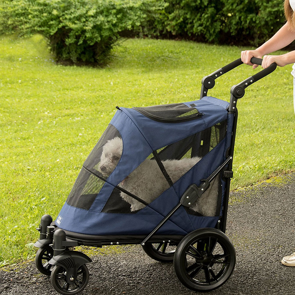 Pet Gear Excursion NoZip Pet Stroller Midnight Blue On Sale