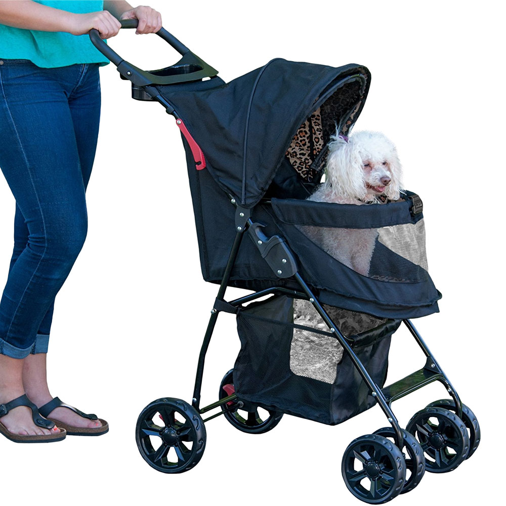 Pet Gear Happy Trails Lite NoZip Pet Stroller Jaguar On Sale