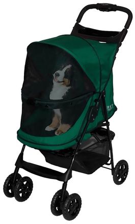PET-GEAR-HAPPY-TRAILS-NO-ZIP-STROLLER-EMERALD