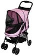 Pet Gear Happy Trails No-Zip Stroller - Pink Diamond