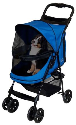 PET-GEAR-HAPPY-TRAILS-NO-ZIP-STROLLER-SAPPHIRE
