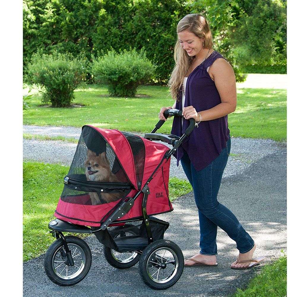 Pet Gear Jogger NoZip Stroller Rugged Red On Sale EntirelyPets