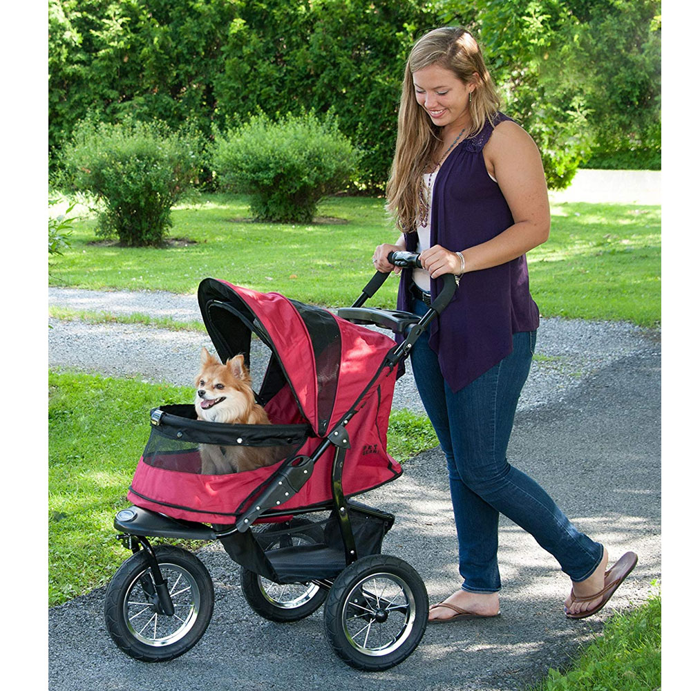 Pet Gear Jogger NoZip Stroller Rugged Red On Sale EntirelyPets