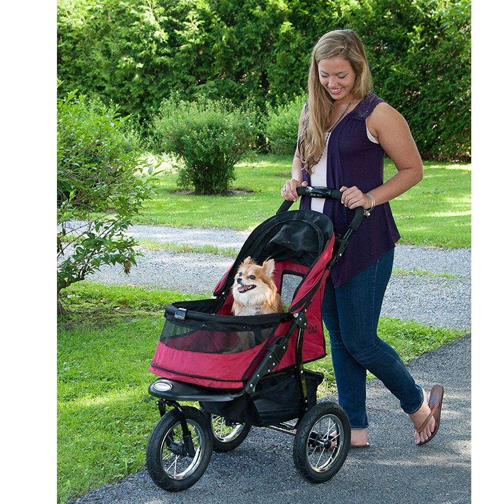 Pet Gear Jogger NoZip Stroller Rugged Red On Sale EntirelyPets