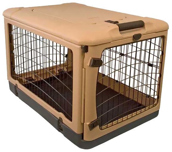 PET-GEAR-THE-OTHER-DOOR-STEEL-CRATE-42-TAN-BLACK