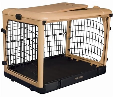PET-GEAR-THE-OTHER-DOOR-STEEL-CRATE-42-TAN-BLACK