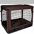 Pet Gear The Other Door Steel Crate with Pad 27" - Chocolate