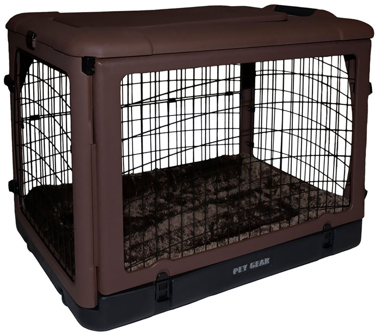 PET-GEAR-THE-OTHER-DOOR-STEEL-CRATE-WITH-PAD-36-CHOCOLATE