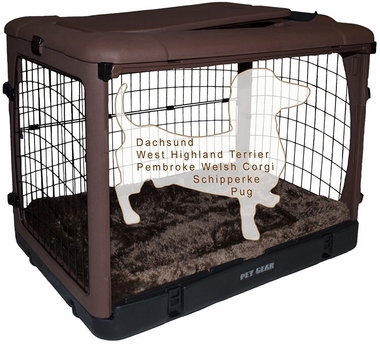 PET-GEAR-THE-OTHER-DOOR-STEEL-CRATE-WITH-PAD-36-CHOCOLATE