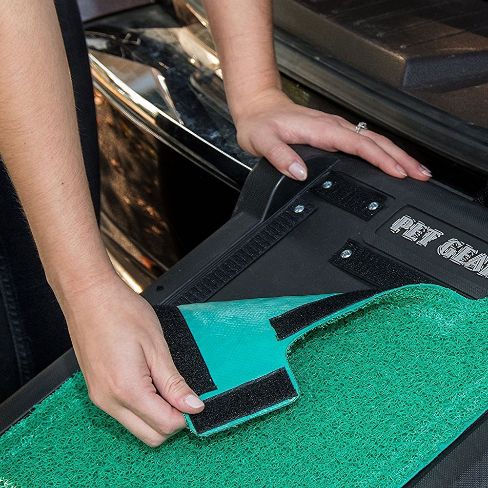 Pet Gear Travel Lite TriFold Ramp With Supertrax Black/Green On