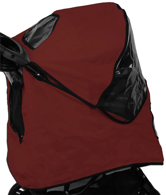 PET-GEAR-WEATHER-COVER-AT3-GENERATION-LL-STROLLER-RED-POPPY
