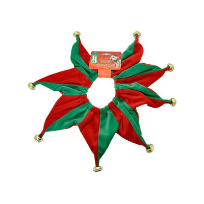PET-WORKS-HOLIDAY-JESTER-COLLAR-WITH-BELLS-SMALL