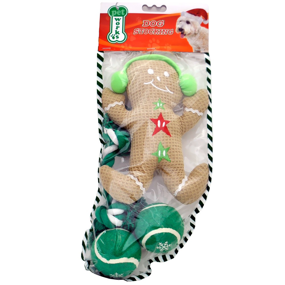Pet Works Holiday Stocking Set