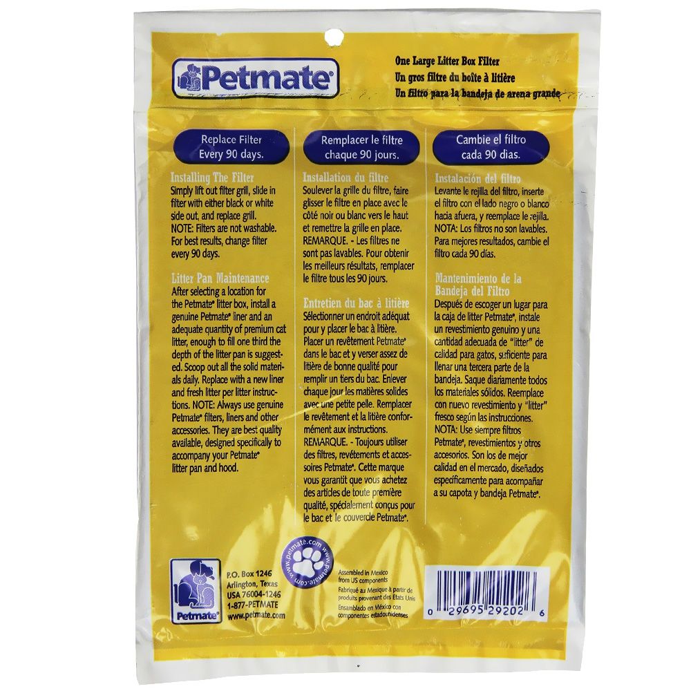 PETMATE-ZEOLITE-BASIC-HOODED-PAN-FILTER-LARGE