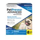 PetPrevea Advanced Flea Tick for Dogs - 11-20 lbs, 4 Month Supply