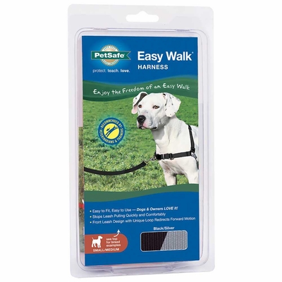 EASY-WALK-HARNESS-SMALL-MEDIUM-BLACK-GRAY