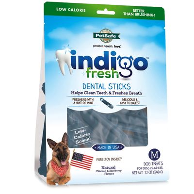PETSAFE-INDIGO-FRESH-DENTAL-STICKS-MEDIUM