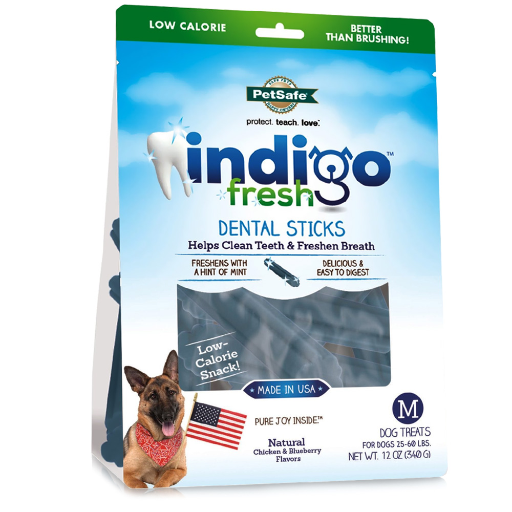 PETSAFE-INDIGO-FRESH-DENTAL-STICKS-MEDIUM