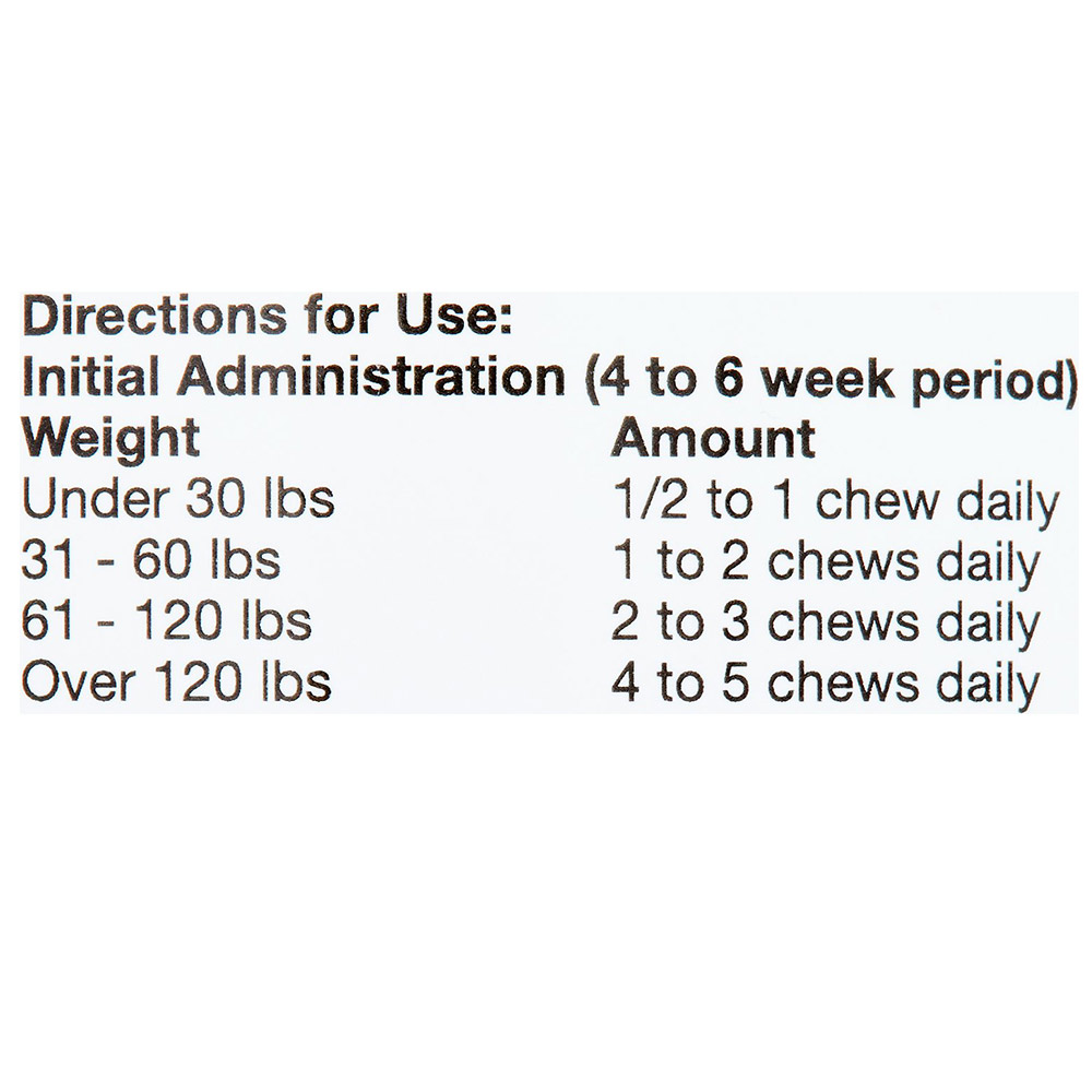 Close up of directions for use
