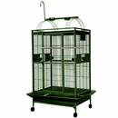 Play Top Bird Cage with 1" Bar Spacing - Green (36"x28"x66")
