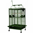 Play Top Bird Cage with 1" Bar Spacing - Green (36"x28"x66")