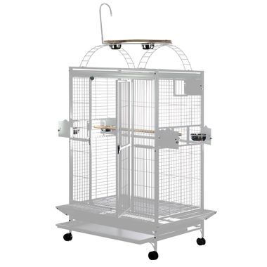 PLAY-TOP-BIRD-CAGE-1-BAR-SPACING-WHITE-40X30