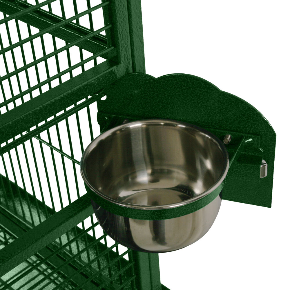 PLAY-TOP-BIRD-CAGE-5-8-BAR-SPACING-GREEN-18X18