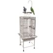 Play Top Bird Cage with 5/8" Bar Spacing - White (18"x18"x54")