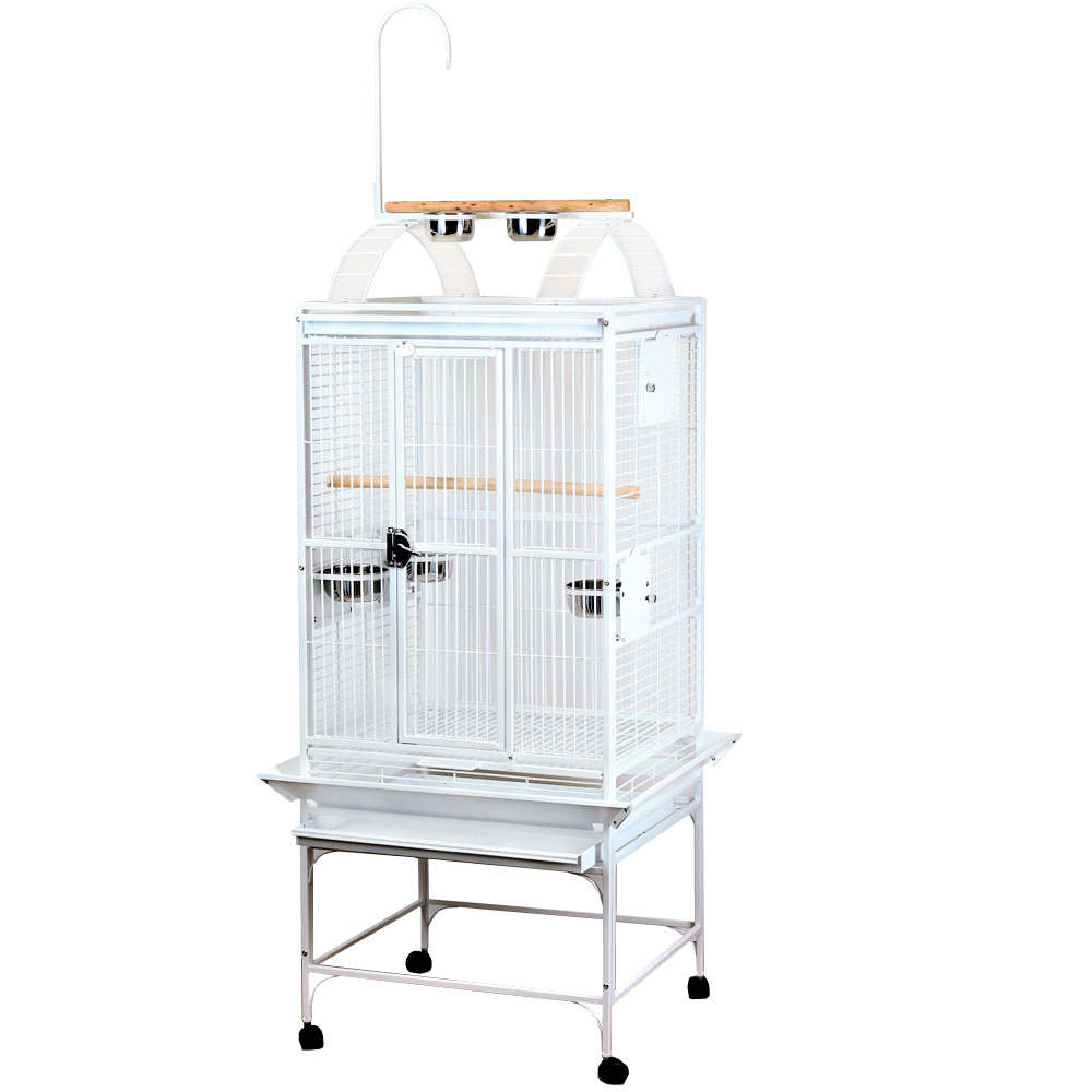 PLAY-TOP-BIRD-CAGE-5-8-BAR-SPACING-WHITE-24X22