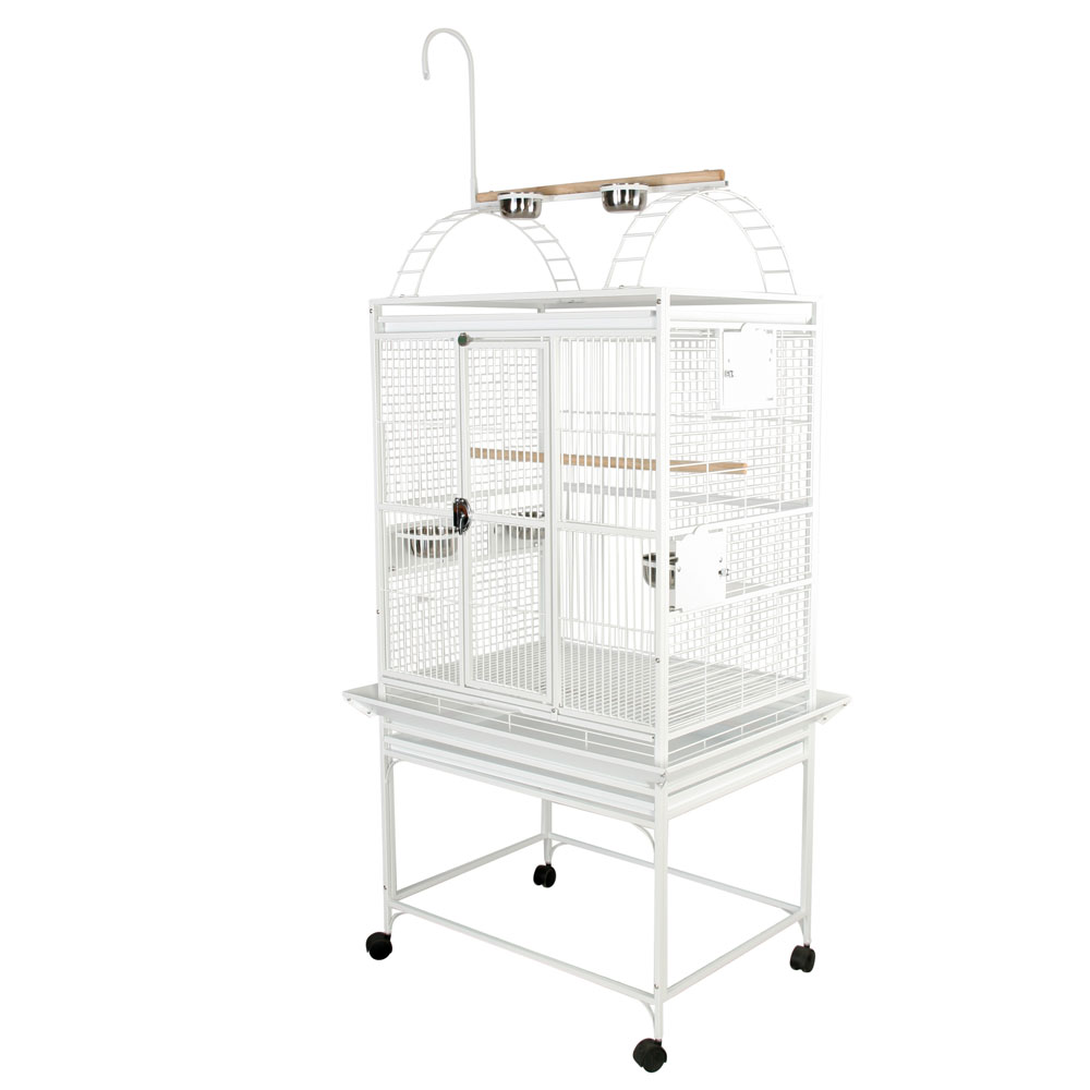 PLAY-TOP-BIRD-CAGE-5-8-BAR-SPACING-WHITE-32X23