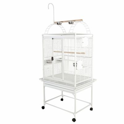 PLAY-TOP-BIRD-CAGE-5-8-BAR-SPACING-WHITE-32X23