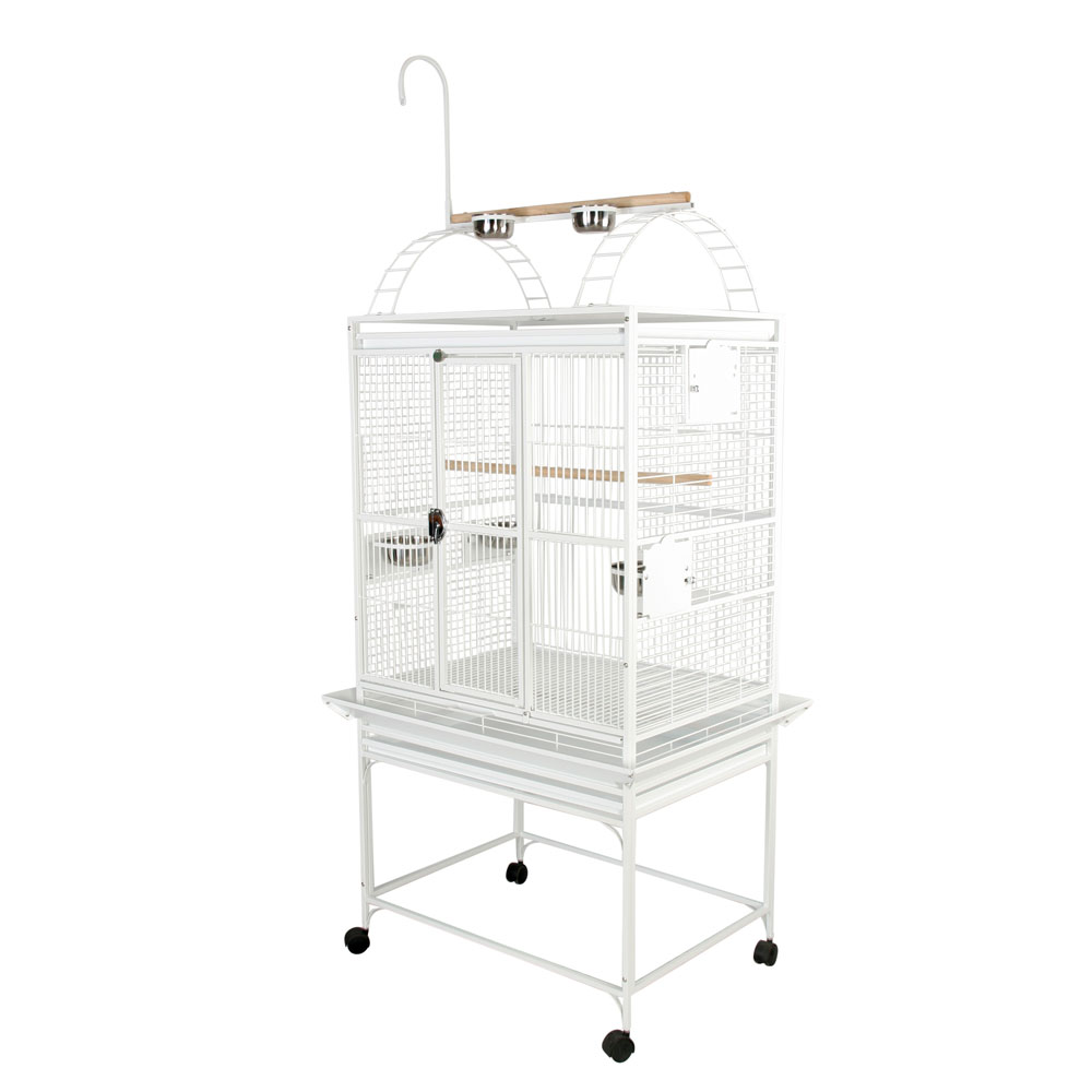 PLAY-TOP-BIRD-CAGE-5-8-BAR-SPACING-WHITE-32X23