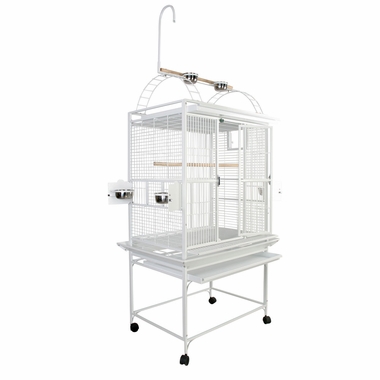 PLAY-TOP-BIRD-CAGE-5-8-BAR-SPACING-WHITE-32X23