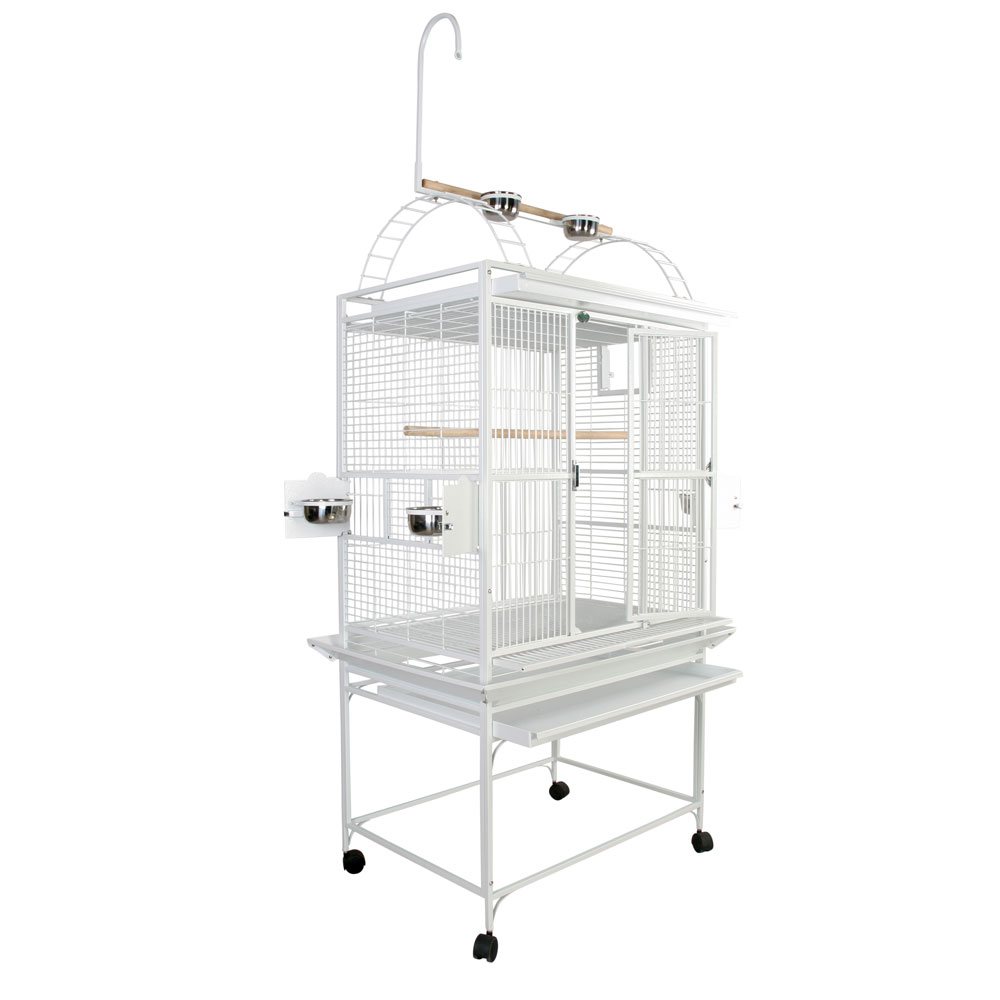 PLAY-TOP-BIRD-CAGE-5-8-BAR-SPACING-WHITE-32X23