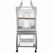 Play Top Bird Cage with Removable Stand - White (22"x18"x62")