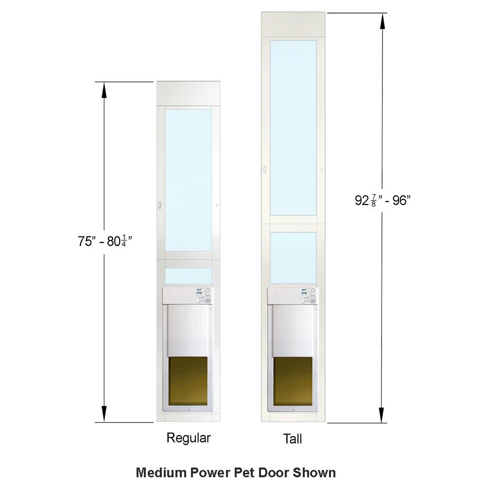 POWER-PET-FULLY-AUTOMATIC-PATIO-DOOR-LARGE-REGULAR-HEIGHT