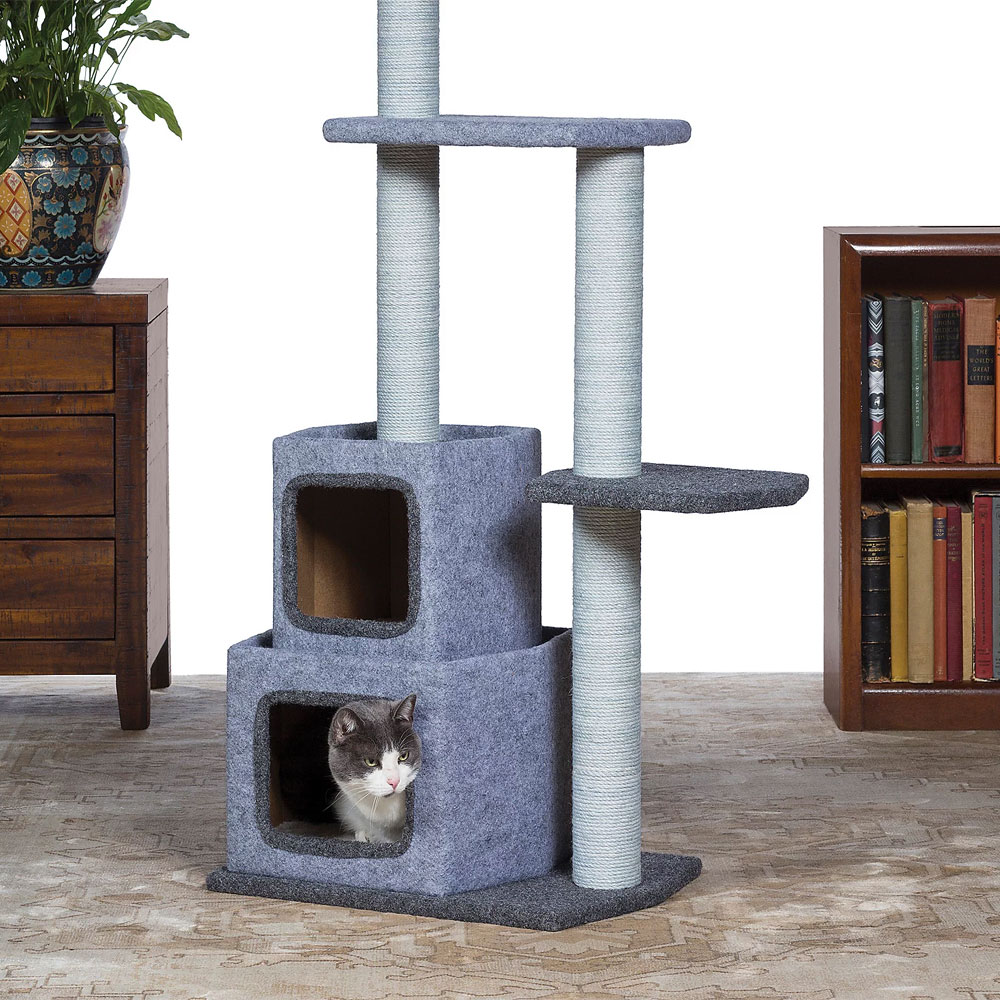 Prevue Sky Tower Cat Activity Center Cat Tree On Sale EntirelyPets